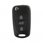 Automobilio rakto nuotolinio valdymo pulto dėklas Pakeiskite korpusą, skirtą Hyundai I10 I20 I30 Ix20/30 Elantra, skirtą Kia Ceed Picanto raktų pakabuko dėklui juoda