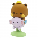 Miela Bubu Dudu Panda Me&scaron;kiuko figūrėlė Kawaii Animacinio Pandos Modelis Kūrybi&scaron;ki jaudinantys pavasariniai gyvūnų automobilio papuo&scaron;alai