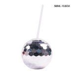 1970s Disco Ball Cups Flash Cocktail Cup Spherical Cup Straw Birthday Wedding Bridal Shower Bachelorette hen Party decoration