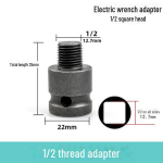 Elektrinio veržliarakčio konversija: Smūginio grąžto ir elektrinio plaktuko grąžto jungtis 3/8 wrench adapter with screw