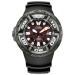Laikrodis Promaster Godzilla Collaboration Model, Neper&scaron;lampamas 300 m Saturation Nardymas Juoda [Citizen] BJ8059-03Z Vyrai raudona