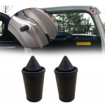 2 vnt galinių durelių guminė stabdymo pagalvėlė 90541-09108, skirta Toyota, skirta Rav4 08-12 stabdymo pagalvėlė Galinių durų amortizatorius automobilių priedai juoda