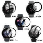 2vnt Mink&scaron;ta stiklo pluo&scaron;to apsauginė plėvelė skirta Xiaomi Amazfit GTR 2 2e 3 pro 4 Smart watch Pilnas dangtis ekrano apsauga GTR3 GTR2 GTR4 Glass Amazfit GTR 2
