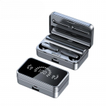 Nauja S20 veidrodinė belaidė Bluetooth ausinė 5.2 mini bipolinė nematoma ausinė, ilga budėjimo rankena juoda