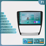 Hizpo 10.1 &bdquo;Carplay 4G 2Din Android 13&ldquo; automobilio radijas, skirtas &bdquo;Skoda Octavia 2 2008&ndash;2013&ldquo; multimedijos vaizdo grotuvui, GPS, DSP, autoradio, RDS, kompiuterio i&scaron;maniajam ekranui P1 B 4Core 1G 32G BI