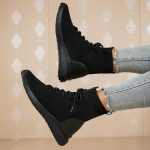 Batai moterims Sportbačiai Mada Platforminiai Sportiniai batai Moterims Kasdieniai Sportbačiai Su Kulnais Kojinės Kasdieniai Batai Balti Sportbačiai Moteri&scaron;ki 39 juoda