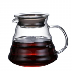 600ml/800ml Stiklinis Kavos Puodelis su Dangteliu Užpilamas Kavos Virimo Aparatas Kar&scaron;čiui Atsparus Debesies Formos La&scaron;elinis Espresso Kavos Virdulys Virimui