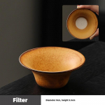 Kūrenamas malkomis Qianli Jiangshan arbatos sietelis Namų kūrybi&scaron;ka dekoracija Keraminis arbatos filtras Ra&scaron;iklių laikiklis Dangtelis Padėklas Arbatos reikmenys