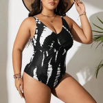 Didelio dydžio vientisas maudymosi kostiumėlis 0XL-5XL Sexy Cross Border Model Real Shot Deep V apykakle maudymosi kostiumėlis, moteri&scaron;kas didelio dydžio maudymosi kostiumėlis 0XL