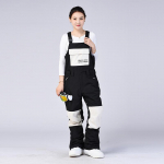 Slidinėjimo kelnės Unisex Bibs &Scaron;iltos slidinėjimo kelnės Snowboard Pants Vienos dalies sniego kelnės XS