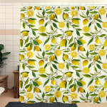 Gardenijos vandeniui atsparus du&scaron;o užuolaidų rinkinys su be gręžimo teleskopiniu strypu ir voleliais 150x180cm Curtain + 110-200cm Rod