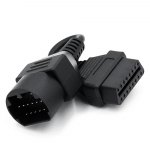 17 kontaktų į 16 kontaktų OBD2 kodų skaitytuvo diagnostinis kabelio adapteris, skirtas Mazda, pakaitinis