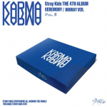 [I&Scaron;ANKSTINIS UŽSAKYMAS] Stray Kids &ndash; 4-asis albumas &bdquo;KARMA&ldquo; (CEREMONIJOS / VALIO Ver.) Ceremony ver. (Blue)