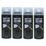 AZ Zeque SE286 Guminis, -Pagrindu, RP-1 Matinė juoda, 13,5 fl oz (400 ml, RP010) x 4 Skardinės 400 ml juoda