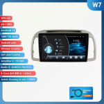 Ossuret Android automobilio radijas Nissan March Micra K12 2002 -2010 navigacijai Auto GPS pagrindinis įrenginys Stereo 5G WIFI Multimedija Snapdragon Autoradio Carplay W7 8Core 6G 128G