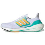 adidas UltraBoost 22 White Mint Rush Vyrams Sportbačiai Balta/Oranžinė GX5463 40