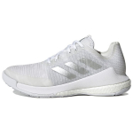 Adidas Crazyflight Balti Sidabriniai Metaliniai Moteri&scaron;ki Sportbačiai Debesėlio Baltumo HR0635 41⅓