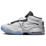 Nike Air Adjust Force Baltos Metalo Sidabro Moteri&scaron;ki Sportbačiai Juodi Skaidrūs DV7409-100 36