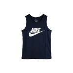 Nike Nsw Icon Futura Krep&scaron;inio mar&scaron;kinėliai Greitai džiūstantys Vyri&scaron;ki Vir&scaron;utiniai drabužiai Tamsiai mėlyni AR4992-451 S