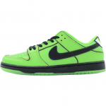 Galingosios mergaitės x Nike Dunk Low Pro SB QS PS Sviestagėlė Vaikams Sportbačiai Žali Vidutini&scaron;kai žali Juodi FZ8832-300 35 black
