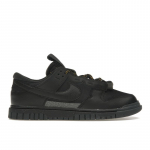 Nike Air Dunk Jumbo FB8894-001 sportbačiai, metalinio aukso spalvos, juodi ir auksiniai. 41