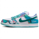Futura Laboratories x Nike Dunk Low SB I&scaron;blukęs Aqua Vyri&scaron;ki sportbačiai Daugiaspalvis Geode-Teal Balta HF6061-400 36.5