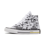 Converse Chuck Taylor All Star Pilnas Spausdinimas Patvarūs Auk&scaron;ti Vaikams Drobės Batai Vaikams Sportbačiai Juodi Balti 670211C 30