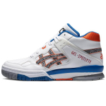 Asics Gel-Spotlyte vidutinio auk&scaron;čio retro krep&scaron;inio batai Unisex sportbačiai Balti Oranžiniai Mėlyni 1203A178-100 39.5