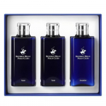 [Dovana vyrui] Beverly Hills Polo Club Premium Homme odos priežiūros rinkinys 2 + losjonas 1 Rinkinys Vyri&scaron;ka pagrindinė kosmetika