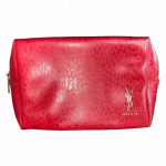 YSL Kosmetinė Laikymo krep&scaron;ys Tualeto krep&scaron;ys Didelės talpos Kelioninė Ne&scaron;iojama Raudona 16 &times; 12 &times; 5cm raudona