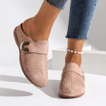 Mada Moteri&scaron;ki &scaron;lepetės Kasdieniai Naujo ra&scaron;to Paprasti Vientisos spalvos Sandalai Lengvi Patogūs Užsimaunami Storo pado &Scaron;lepetės &Scaron;lepetės Moterims 43 tamsiai ruda spalva