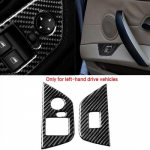 2x Anglies pluo&scaron;to automobilio durų lango pakėlimo jungiklio apdailos dangtelis BMW Z4 E85 2003-2008