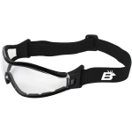 Birdz Eyewear Boogie Motociklo Sporto ir Skraidymo su para&scaron;iutu Akiniai Pamink&scaron;tintas Juodas Rėmas su Skaidriu Lę&scaron;iu Apsauga nuo rasojimo Z87.1 Adult