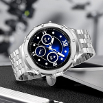 Dėklas+Metalinė apyrankė Samsung Watch 5 Pro 45mm Apyrankė Samsung Galaxy Watch 5 Pro 45mm Dirželis Apyrankės Aksesuarai Samsung 5 Pro 45mm sidabras