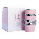 Lattafa Yara Pink Edition Moterims Tualetinis vanduo Pur&scaron;kiklis, 3,40 uncijos / 100 ml Ilgai i&scaron;liekantis gėlių kvapas Geriausia Valentino dienos dovana