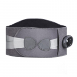 Belaidis &scaron;ildomas juosmens pagalvėlės nugaros įtvaras su vibraciniu masažu, &scaron;ildomas juosmens atraminis diržas, &scaron;ilta terapija, naudinga juosmeninei stuburo daliai pilka