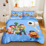 Žaislų istorija Anime Namų Miegamojo Komfortas Nordic poliesterio medžiaga tinka vaikams ir suaugusiems 3 dalių komplektas EU Single(135*200cm)3pcs