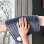 Heating Shut Off -Washable 4 timers Wrap 30x16inch Pad W/ 6 Temperature Setting for Feet Winter mėlyna