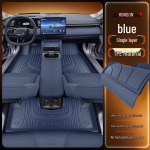 Lynk & Co 08 EM-P TPE grindų kilimėliai 2026 Interjero aksesuarų rinkinys Single Layer - Blue TPE - Basic brown