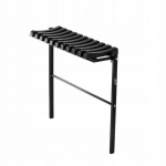 Sulankstomas metalinis suoliukas kapinėms 68cm suoliukas