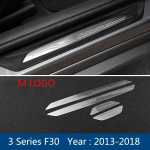 For BMW X1 F48 F36 F45 F30 F20 GT F34 stainless steel Car Styling Door Sill Scuff Plate Guards Welcome pedal Threshold Bar Cover 3 Series GT F34