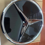 Grotelių emblema 3D i&scaron;gaubta žvaigždė Priekinė emblema Mercedes benz AMG A B C E CLA CLS SLK GL Metris GLK GLA G R V VITO GLE GLC GLS E-213 238 2016-2021