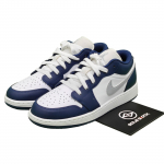 Air Jordan Air Jordan 1 Low GS &bdquo;Vidurnakčio tamsiai mėlyna vilko pilka&ldquo; 553560-141 36