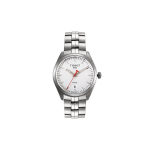 TISSOT PR100 Kolekcija Kvarcinis Mechanizmas Atsparumas Vandeniui 100m Vyri&scaron;ki Laikrodžiai Laikrodis 39mm Baltas Ciferblatas T101.410.11.031.01 Silver Watch Case white