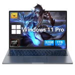 Blackview GamiBook 8 Ne&scaron;iojamasis kompiuteris 16 colių 32GB 1TB AMD Ryzen&trade; 7 7735HS 8 branduoliai 16 gijų Windows11 Pro Ne&scaron;iojamasis kompiuteris 32GB+1TB pilka