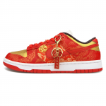 Nike Dunk Low vir&scaron;utiniai riedlentės batai Unisex Auksiniai Raudoni FD9762-061(Team79-) 40.5