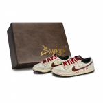 Nike Dunk 811 Gamyba, Ma Xiaochun, Speciali batų dėžutė Žemi sportbačiai Riedlentės batai Vyri&scaron;ki Juodi Ryžių Raudoni Auksiniai IM6670-202(Team80-S-BOX) 43