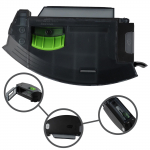 Dulkių surinktuvas IRobotams, Roomba I1/I3, I4, I5, I6, I7+, I7 ir I8 serijos robotams siurbliams, Atsarginės dalys 20X11cm China Mainland