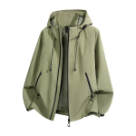 Pavasario madingas kalnų vėjo striukė moterims lengva citrinos geltonumo lauko žygio paltai unisex M beige