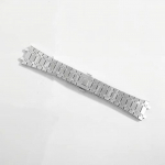 AP 15400 Audemars Piguet Royal Oak GA2100 2110 Dirželis Vyri&scaron;kas Sidabrinė vandeniui atspari Apyrankė 26mm 316 Nerūdijančio Plieno laikrodžio dirželis 26mm white